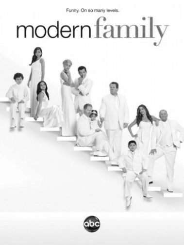 Modern Family Poster Black and White Mini Poster 11"x17"