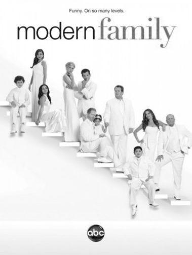 Modern Family Poster Black and White Poster On Sale United States