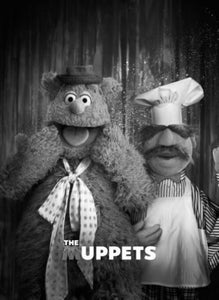 Muppets black and white poster