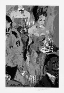 Neiman Cocktails Poster Black and White Mini Poster 11"x17"