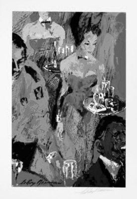 Neiman Cocktails black and white poster