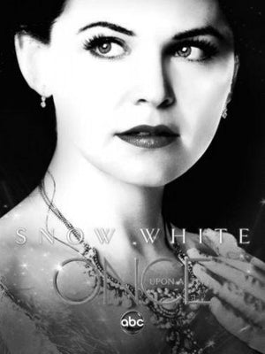 Once Upon A Time black and white poster