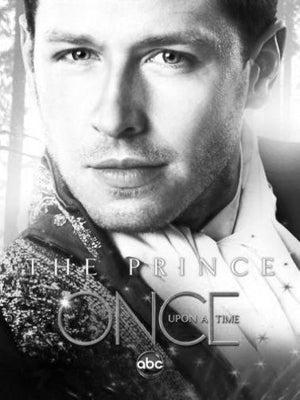 Once Upon A Time black and white poster