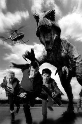 Primeval Black and White Metal Poster Choose Style The Poster Depot