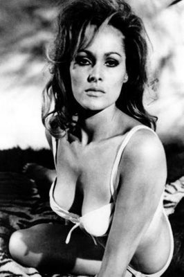 Ursula Andress poster tin Metal Print Wall Art