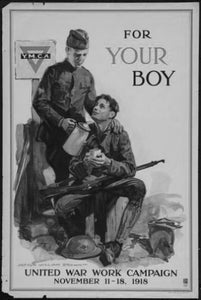War Propaganda Poster Black and White Mini Poster 11"x17"