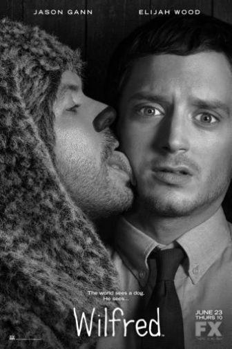 Wilfred black and white poster