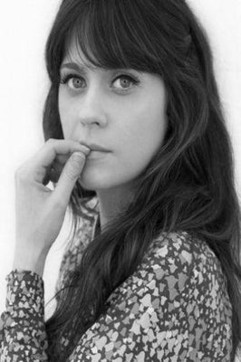 Zooey Deschanel poster tin sign Wall Art