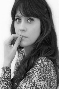 Zooey Deschanel Poster Black and White Mini Poster 11"x17"