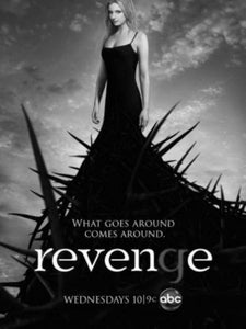 Revenge Poster Black and White Mini Poster 11"x17"