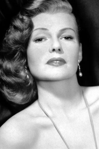 Rita Hayworth Poster Black and White Mini Poster 11
