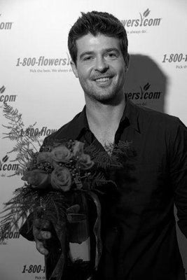 Robin thicke Poster Black and White Poster 27"x40" The Poster Depot