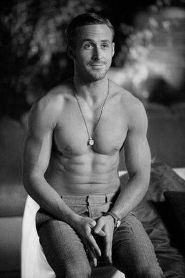 Ryan Gosling Poster Black and White Poster 27"x40" The Poster Depot