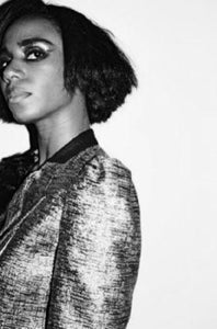 Santigold Poster Black and White Poster On Sale United States