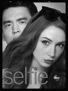 Selfie Poster Black and White Mini Poster 11"x17"