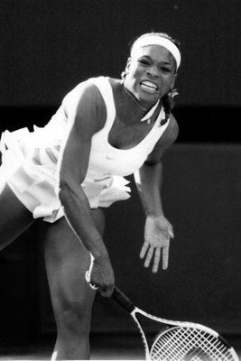 Serena Williams Poster Black and White Mini Poster 11"x17"