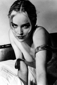 Sharon Stone black and white poster