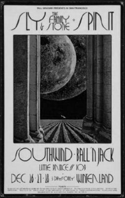 Sly And The Family Stone Black and White Metal Poster Choose Style The Poster Depot