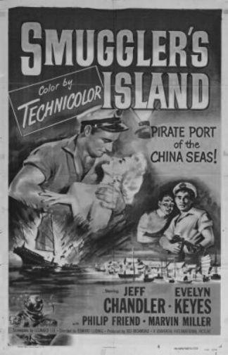 Smugglers Island black and white poster