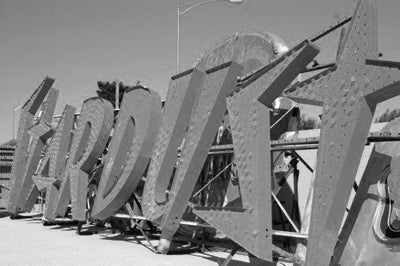 Vintage Las Vegas Poster Black and White Mini Poster 11"x17" The Poster Depot