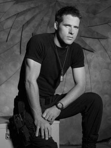 Ben Browder black and white poster