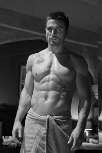 Stephen Amell Poster Black and White Mini Poster 11"x17"