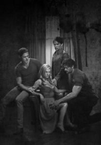 True Blood black and white poster