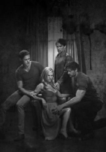 True Blood black and white poster
