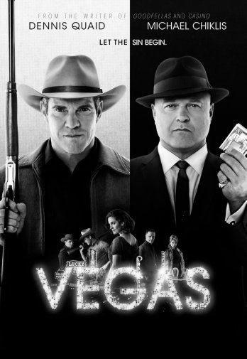 Vegas black and white poster