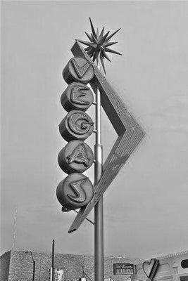 Las Vegas poster tin sign Wall Art