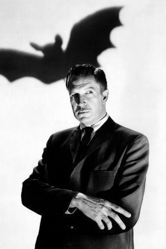 Vincent Price black and white poster