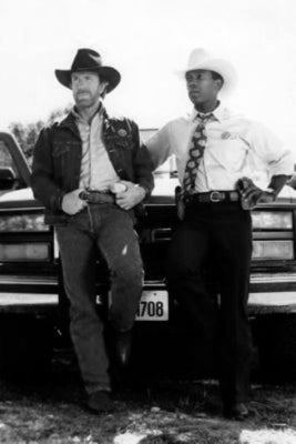Walker Texas Ranger poster Black and White poster for sale cheap United States USA