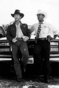 Walker Texas Ranger Poster Black and White Poster On Sale United States