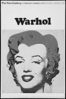 Warhol Exhibition poster tin sign Wall Art