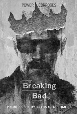 Breaking Bad black and white poster