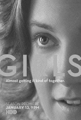 Girls Poster Black and White Mini Poster 11"x17"