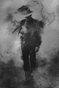 Justified Poster Black and White Mini Poster 11"x17"