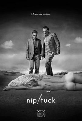 Nip Tuck Poster Black and White Mini Poster 11"x17"