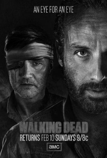 Walking Dead Metal Print 8in x 12in