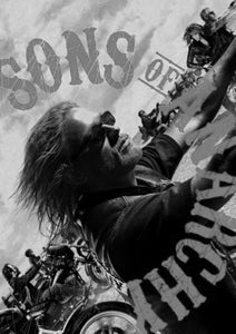 Sons Of Anarchy Black and White poster for sale cheap United States USA