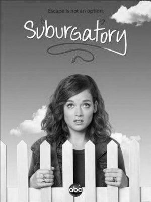 Suburgatory Poster Black and White Poster On Sale United States