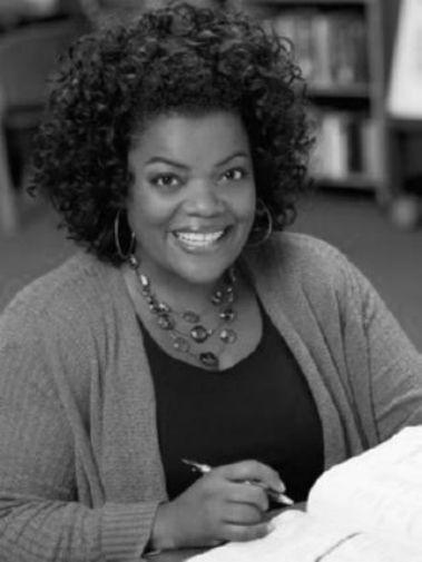Yvette Nicole Brown black and white poster