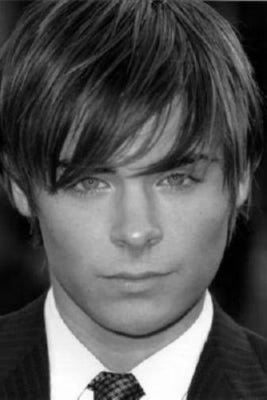 Zac Efron black and white poster