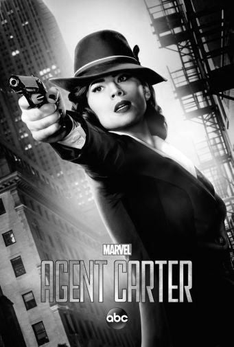 Agent Carter Poster Black and White Poster 24x36 The Poster Depot