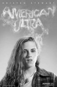 American Ultra black and white poster