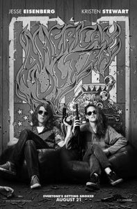 American Ultra black and white poster