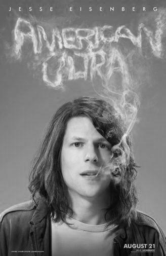 American Ultra black and white poster