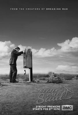 Better Call Saul Poster Black and White Mini Poster 11"x17"