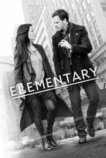 Elementary black and white poster