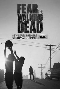 Fear The Walking Dead Poster Black and White Mini Poster 11"x17"